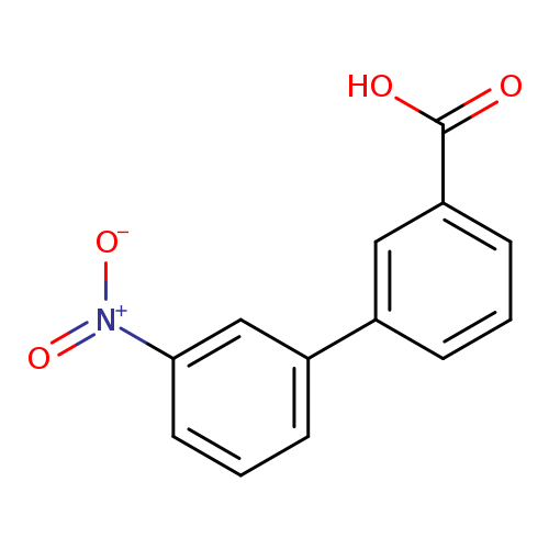 OC(=O)c1cccc(c1)c1cccc(c1)[N+](=O)[O-]