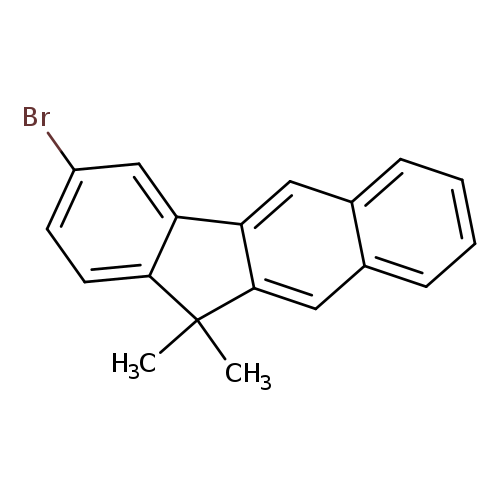 BrC1=CC=2C=3C=C4C(=CC3C(C2C=C1)(C)C)C=CC=C4
