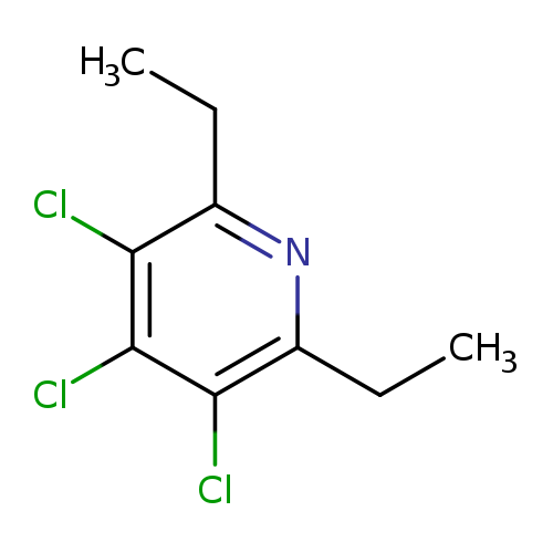 CCc1nc(CC)c(c(c1Cl)Cl)Cl