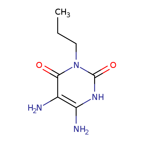 CCCn1c(=O)[nH]c(c(c1=O)N)N
