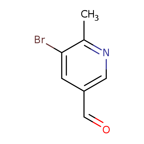 O=Cc1cnc(c(c1)Br)C