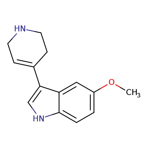COc1ccc2c(c1)c(c[nH]2)C1=CCNCC1