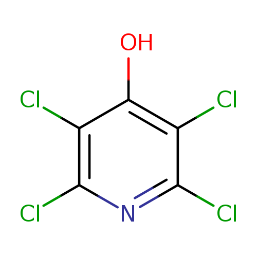 Clc1nc(Cl)c(c(c1Cl)O)Cl