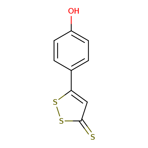 Oc1ccc(cc1)c1ssc(=S)c1