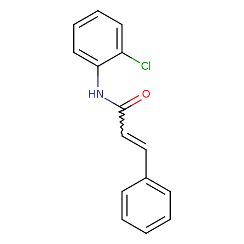 O=C(Nc1ccccc1Cl)C=Cc1ccccc1