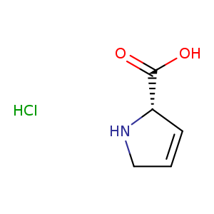OC(=O)[C@H]1NCC=C1.Cl