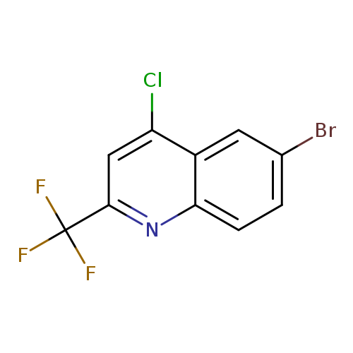 Brc1ccc2c(c1)c(Cl)cc(n2)C(F)(F)F