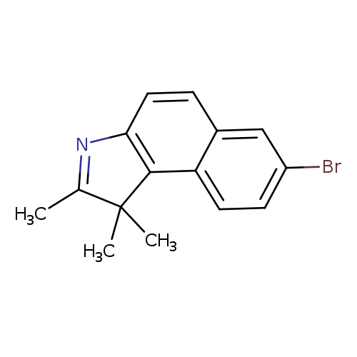 Brc1ccc2c(c1)ccc1c2C(C)(C)C(=N1)C