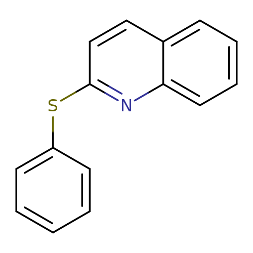 c1ccc(cc1)Sc1ccc2c(n1)cccc2