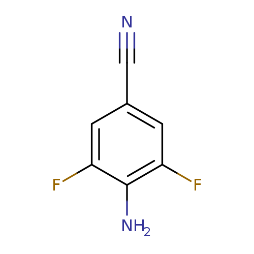 N#Cc1cc(F)c(c(c1)F)N