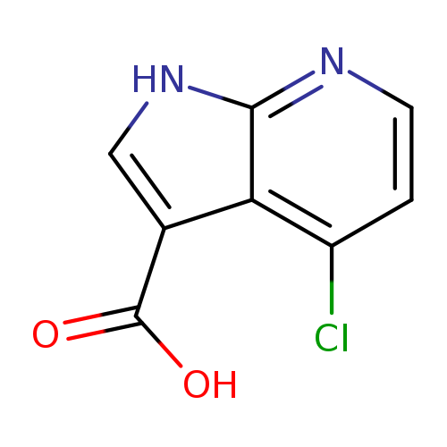 OC(=O)c1c[nH]c2c1c(Cl)ccn2