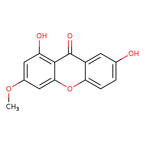 COc1cc(O)c2c(c1)oc1c(c2=O)cc(cc1)O