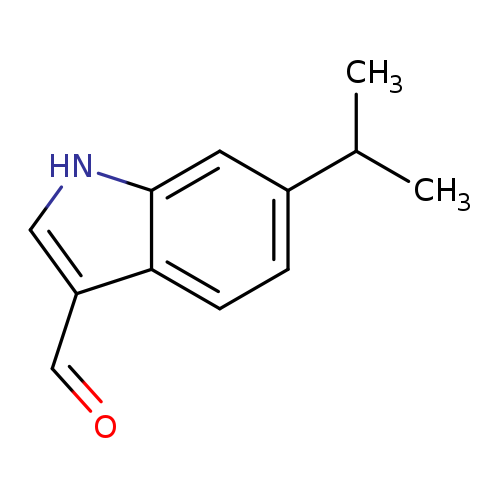 O=Cc1c[nH]c2c1ccc(c2)C(C)C