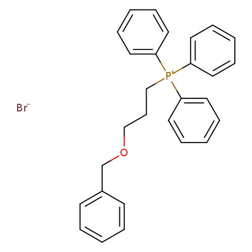 c1ccc(cc1)COCCC[P+](c1ccccc1)(c1ccccc1)c1ccccc1.[Br-]