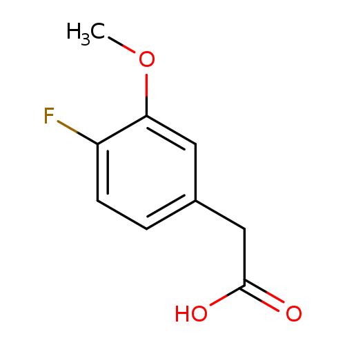 COc1cc(ccc1F)CC(=O)O