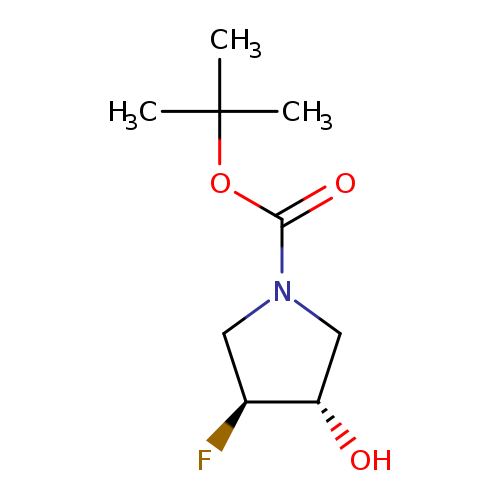 F[C@H]1CN(C[C@@H]1O)C(=O)OC(C)(C)C