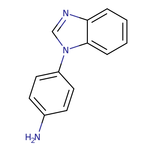 Nc1ccc(cc1)n1cnc2c1cccc2