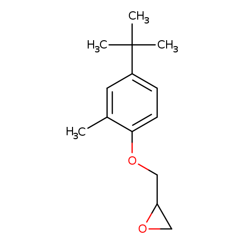 Cc1cc(ccc1OCC1CO1)C(C)(C)C