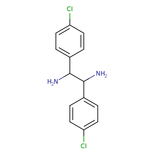 NC(C(c1ccc(cc1)Cl)N)c1ccc(cc1)Cl