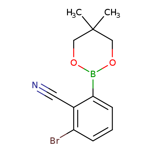 N#Cc1c(cccc1Br)B1OCC(CO1)(C)C