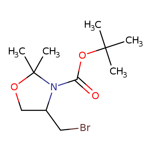 BrCC1COC(N1C(=O)OC(C)(C)C)(C)C