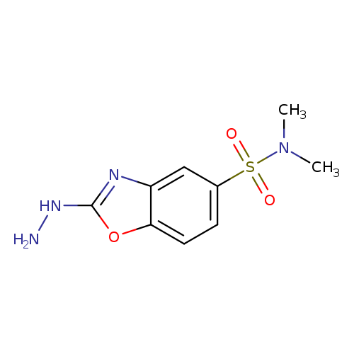 NNc1oc2c(n1)cc(cc2)S(=O)(=O)N(C)C