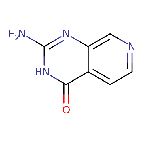 Nc1nc2cnccc2c(=O)[nH]1