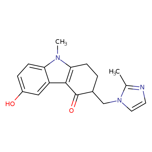 Oc1ccc2c(c1)c1C(=O)C(CCc1n2C)Cn1ccnc1C