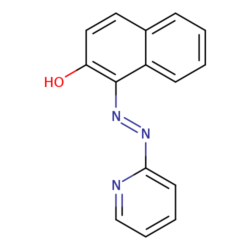 Oc1ccc2c(c1/N=N/c1ccccn1)cccc2