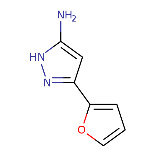 Nc1[nH]nc(c1)c1ccco1