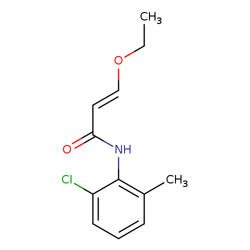 CCO/C=C/C(=O)Nc1c(C)cccc1Cl