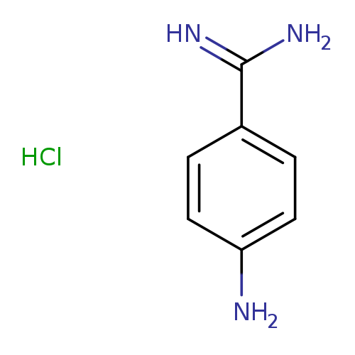 Nc1ccc(cc1)C(=N)N.Cl