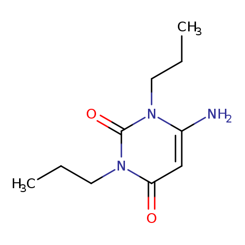 CCCn1c(N)cc(=O)n(c1=O)CCC