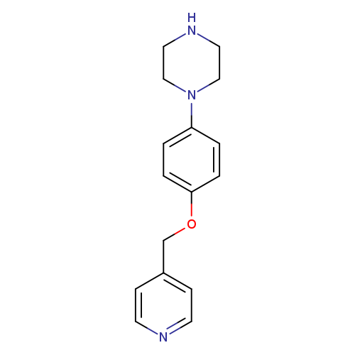 N1CCN(CC1)c1ccc(cc1)OCc1ccncc1