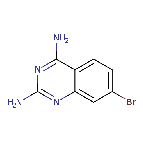 Brc1ccc2c(c1)nc(nc2N)N