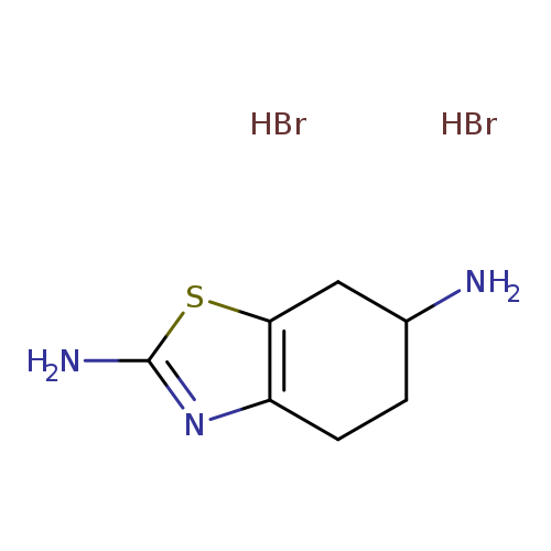 NC1CCc2c(C1)sc(n2)N.Br.Br