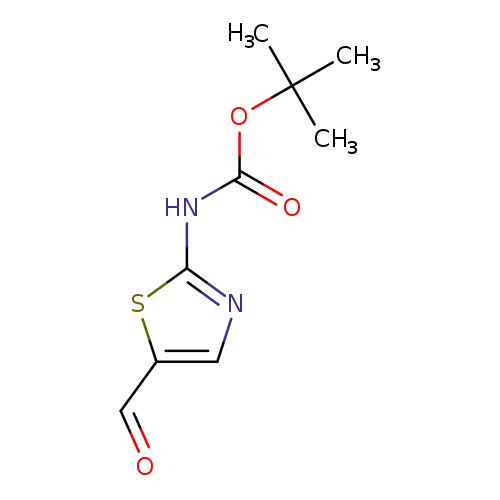 O=Cc1cnc(s1)NC(=O)OC(C)(C)C