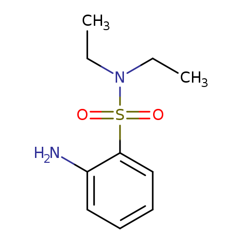 CCN(S(=O)(=O)c1ccccc1N)CC