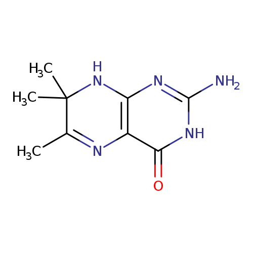 CC1=Nc2c(NC1(C)C)nc([nH]c2=O)N