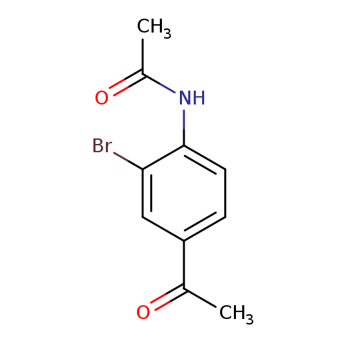 CC(=O)Nc1ccc(cc1Br)C(=O)C