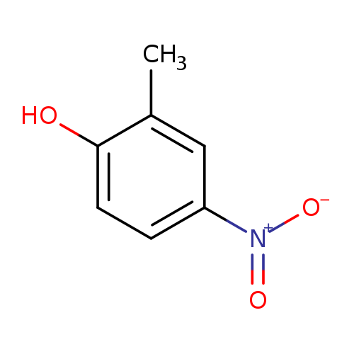 [O-][N+](=O)c1ccc(c(c1)C)O