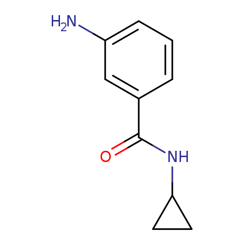 Nc1cccc(c1)C(=O)NC1CC1