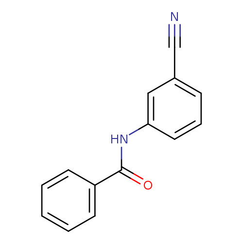 N#Cc1cccc(c1)NC(=O)c1ccccc1