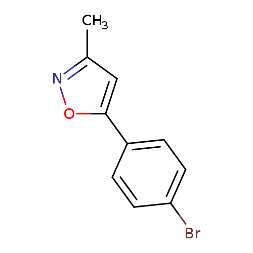 Brc1ccc(cc1)c1onc(c1)C