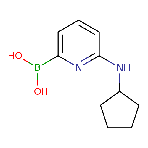 OB(c1cccc(n1)NC1CCCC1)O