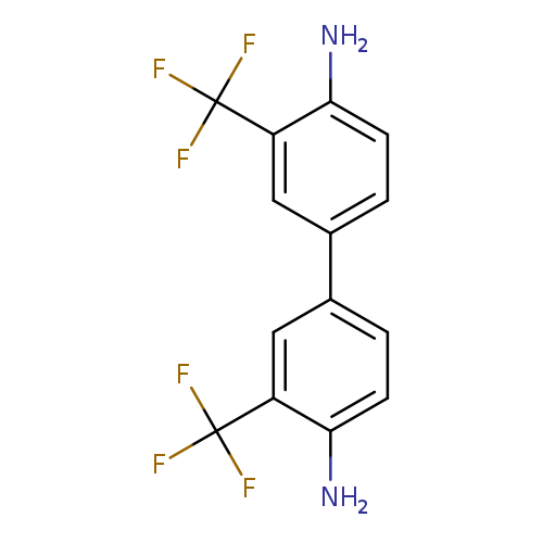 Nc1ccc(cc1C(F)(F)F)c1ccc(c(c1)C(F)(F)F)N