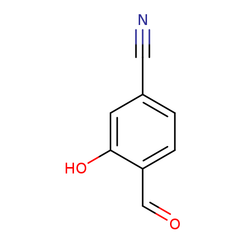 N#Cc1ccc(c(c1)O)C=O