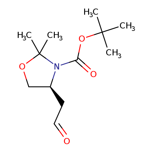 O=CC[C@H]1COC(N1C(=O)OC(C)(C)C)(C)C