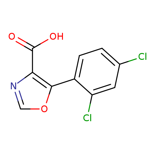Clc1ccc(c(c1)Cl)c1ocnc1C(=O)O