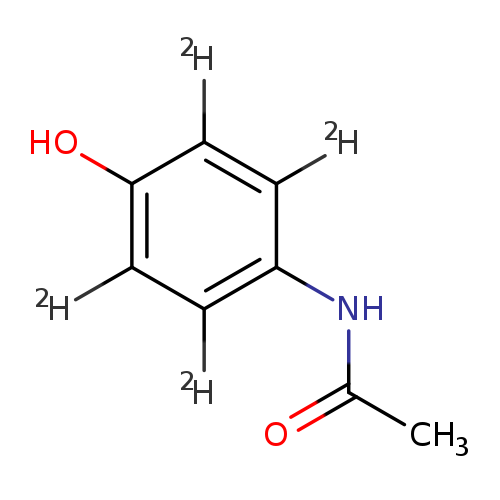 c1([2H])c(NC(=O)C)c([2H])c(c(c1[2H])O)[2H]